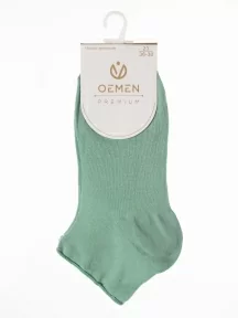 Женские носки без резинки Oemen, PW881-2, ЗЕЛЕНЫЕ