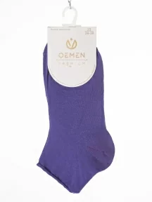 Женские носки без резинки Oemen, PW881-12, ФИОЛЕТОВЫЕ