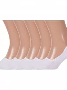 Комплект из 5 пар мужских подследников Брестские (БЧК), 5-18С2322, рис. 000, БЕЛЫЕ