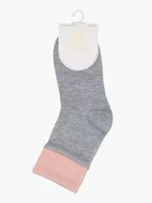 Женские спортивные носки Oemen, PW677, СЕРЫЕ МЕЛАНЖ