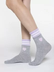 Женские спортивные носки Oemen, PW678, СЕРЫЕ МЕЛАНЖ