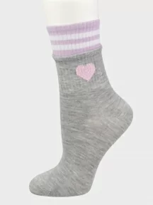 Женские спортивные носки Oemen, PW678, СЕРЫЕ МЕЛАНЖ