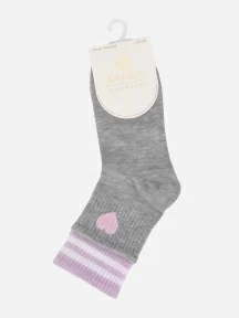 Женские спортивные носки Oemen, PW678, СЕРЫЕ МЕЛАНЖ