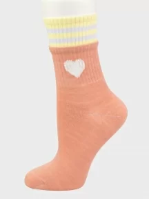 Женские спортивные носки Oemen, PW678, ПЕРСИКОВЫЕ