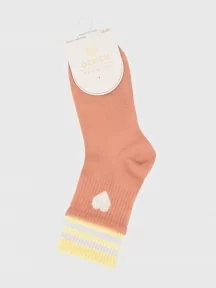 Женские спортивные носки Oemen, PW678, ПЕРСИКОВЫЕ