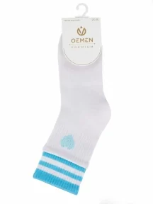 Женские спортивные носки Oemen, PW678, БЕЛЫЕ