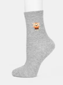 Женские носки Oemen, UC05, СЕРЫЕ