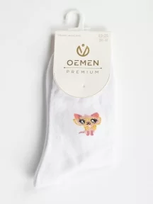 Женские носки Oemen, UC01, БЕЛЫЕ