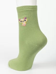 Женские носки Oemen, UC01, ЗЕЛЕНЫЕ