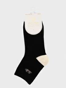 Женские носки Oemen, PW683, ЧЕРНЫЕ/СВЕТЛО-ЖЕЛТЫЙ