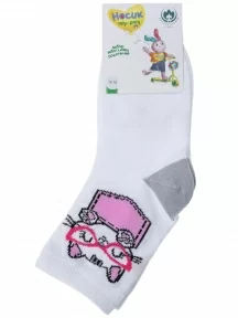 Детские носки "Борисоглебский трикотаж", 8С966, БЕЛЫЕ