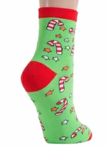 Женские носки LORENZline, Д107, САЛАТОВО-КРАСНЫЕ