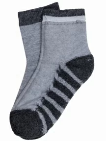 Детские носки с махровым следом "Красная ветка", С-1612, СЕРЫЕ