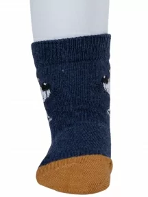 Комплект из 3 пар детских носков Гамма, 3-С1567, ТЕМНО-СИНИЕ МЕЛАНЖ