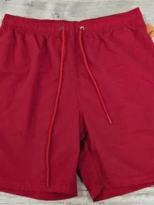 Мужские купальные шорты TUOSITE, TS7274-3, КРАСНЫЕ