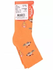 Детские махровые носки Брестские (БЧК), 14С3060, рис. 805, ОРАНЖЕВЫЕ