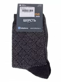 Мужские теплые носки Hobby Line, нмш6103-1, ТЕМНО-СЕРЫЕ