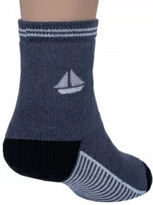 Детские махровые носки LORENZline, Л82, ТЕМНО-СЕРЫЕ