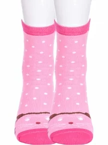 Комплект из 2 пар детских махровых носков Альтаир, 2-С112, РОЗОВЫЕ