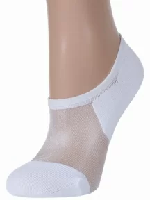 Женские ультракороткие носки Conte, 18С-4СП, рис. 000, БЕЛЫЕ