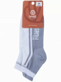 Женские носки "НАШЕ" Смоленской чулочной фабрики, 5С87, рис. 1, СЕРЕБРИСТО-СЕРЫЕ №54