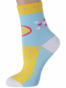 Женские носки LORENZline, Д16, ЖЕЛТЫЕ