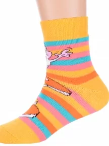 Детские махровые носки Брестские (БЧК), 14С3060, рис. 824, ТЕМНО-ЖЕЛТЫЕ