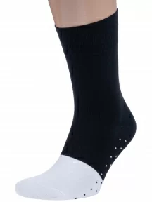 Мужские носки MSCLUB №М47, nm-531, ЧЕРНО-БЕЛЫЕ