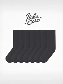 Набор из 7 пар мужских носков "Нева-Сокс", 7-ПН-01Э, ГРАФИТОВЫЕ