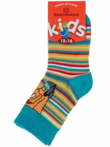 Детские носки Брестские (БЧК), 14С3081, рис. 449, ИЗУМРУД