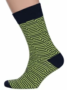 Мужские носки MSCLUB №М23, nm-267, "Смещенные ромбы"