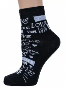 Женские носки "Борисоглебский трикотаж", 6С971, №36 ЧЕРНЫЕ