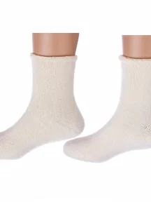 Комплект из 3 пар детских махровых носков "Красная ветка", 3-С-648, БЕЖЕВЫЕ