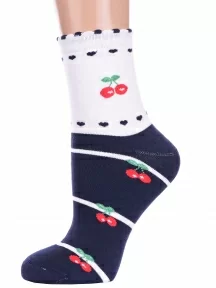 Детские махровые носки LORENZline, П3М, ТЕМНО-СИНИЕ