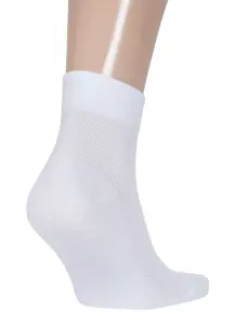 Мужские носки в сеточку RuSocks (Орудьевский трикотаж) БЕЛЫЕ (М3-23810)