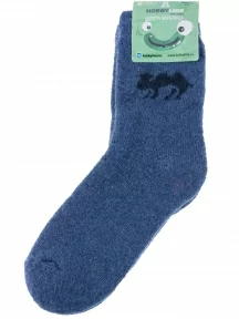 Детские махровые носки Hobby Line, 7838, ДЖИНС "Верблюд"