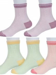 Комплект из 5 пар детских носков Борисоглебский трикотаж, 5-8С52, микс 1