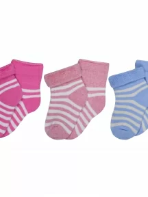 Комплект из 3 пар детских махровых носков RuSocks (Орудьевский трикотаж), 3-Д-109, микс 3