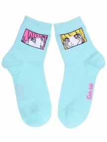 Детские носки Conte kids, 17С-10СП, рис. 941, БЛЕДНО-БИРЮЗОВЫЕ