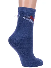 Женские махровые носки Брестские (БЧК) рис. 600, ТЕМНО-ДЖИНСОВЫЕ (15С1408)