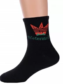 Детские спортивные носки Hobby Line, Ндх3592-07, ЧЕРНЫЕ