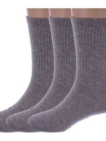 Комплект из 3 пар детских спортивных носков Conte kids рис. 000, СЕРЫЕ (3-20С-167СП)