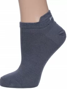 Женские короткие носки LORENZline, С7, СЕРЫЕ