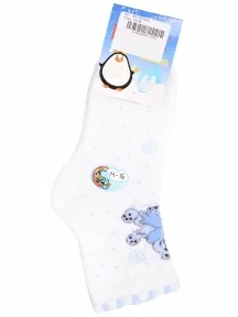 Детские махровые носки LORENZline, Л62, БЕЛЫЕ