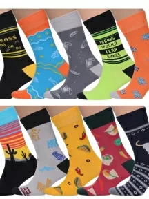 Набор из 20 пар мужских носков MSCLUB №М24-37, ВИМ20-24-37, микс "МЕКСИКА"