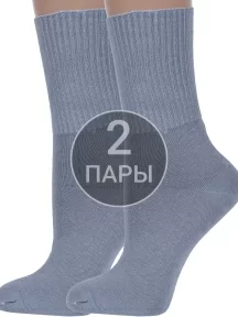 Комплект из 2 пар женских медицинских носков Брестские (БЧК), 2-14С1202, рис. 033, СВЕТЛО-СЕРЫЕ