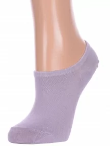 Женские ультракороткие носки Hobby Line, Нжу562-12, СЕРЫЕ