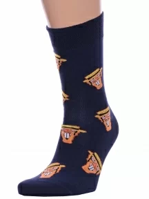 Мужские носки "Бременские музыканты" Брестские (БЧК), 23С2155, рис. 518, ТЕМНО-СИНИЕ