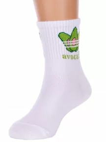 Комплект из 2 пар детских спортивных носков Hobby Line БЕЛЫЕ (2-Ндх3592-07)