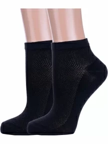 Комплект из 2 пар детских носков Альтаир, 2-Д82, ЧЕРНЫЕ